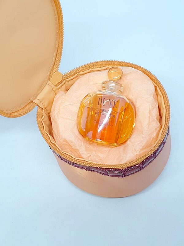 Miniature de parfum Dune Dior trousse tambourin