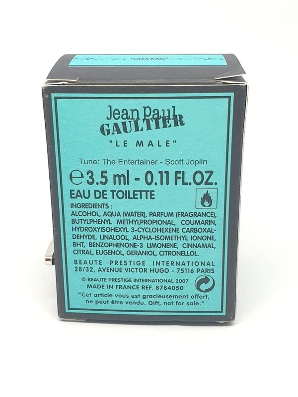 Miniature de parfum Boite à Musique Jean-Paul Gaultier