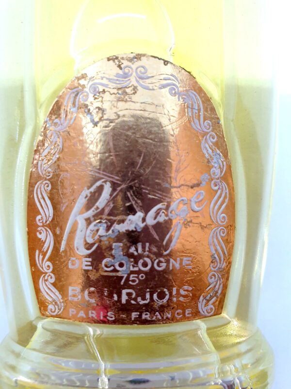 Flacon Eau de Cologne Ramage De Bourjois vintage