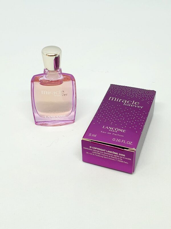 Miniature de parfum Miracle forever de Lancôme