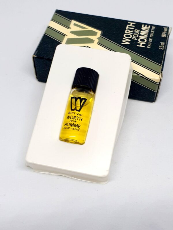 Miniature de parfum Worth pour homme