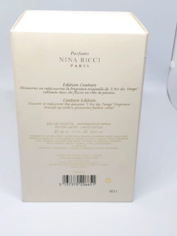 Parfum L'air du temps Couture De Nina Ricci