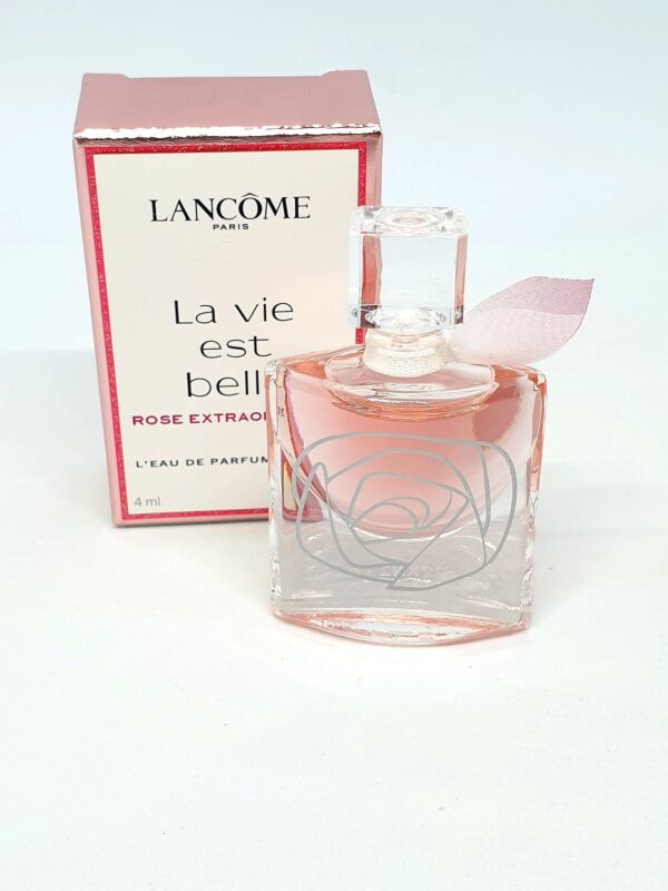 Miniature de parfum La vie est belle Rose extraordinaire Lancôme