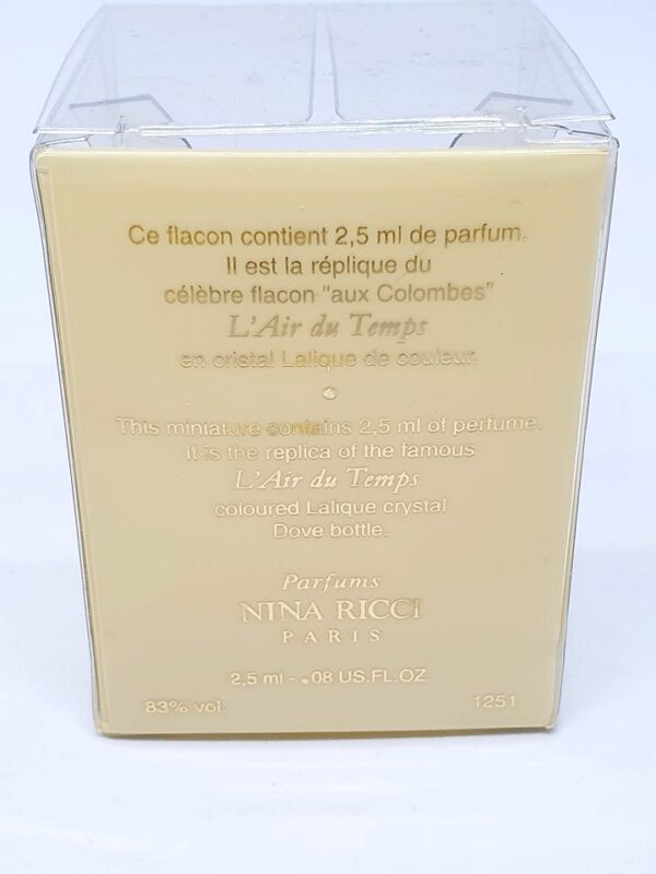 Miniature de parfum L'Air du temps Nina Ricci