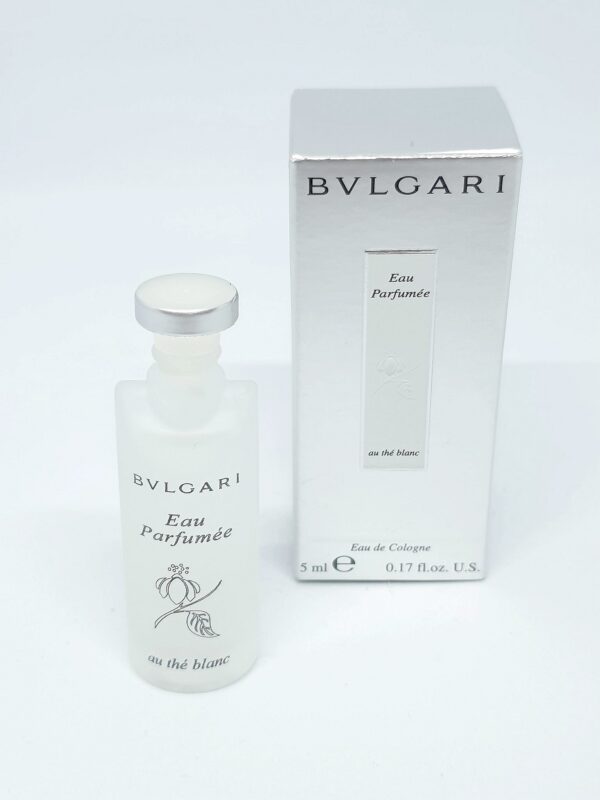 Miniature de parfum Eau parfumée au thé blanc Bvlgari