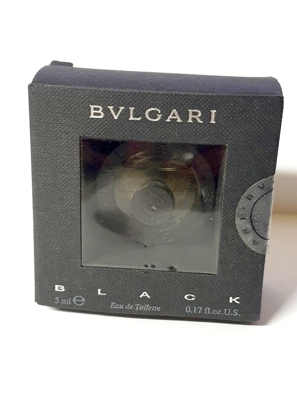Miniature de parfum Black de Bvlgari