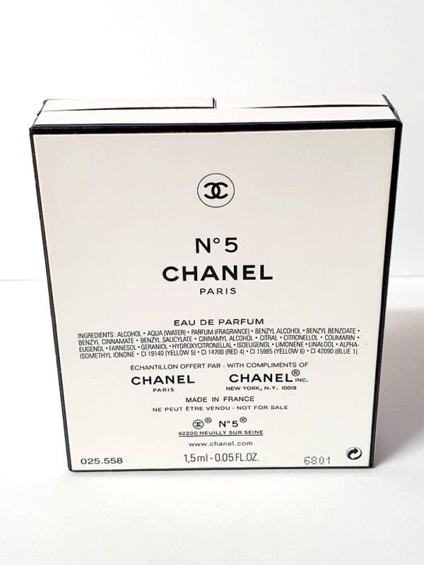 Miniature de parfum n° 5 de Chanel