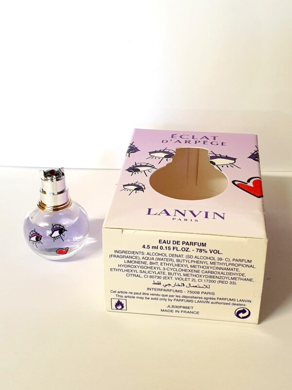 Miniature de parfum Eclat d'Arpège Pretty face de Lanvin