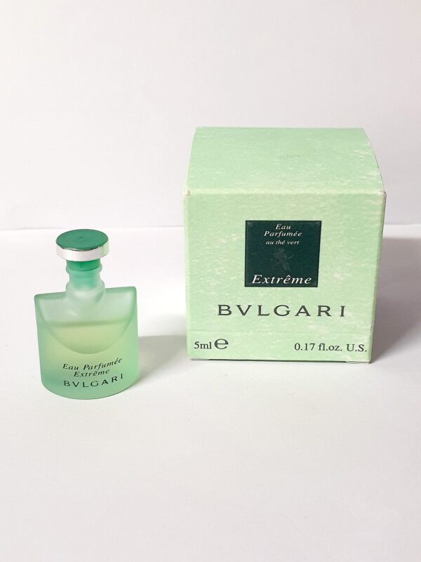 Miniature de parfum Eau parfumée Extrême au thé vert Bvlgari