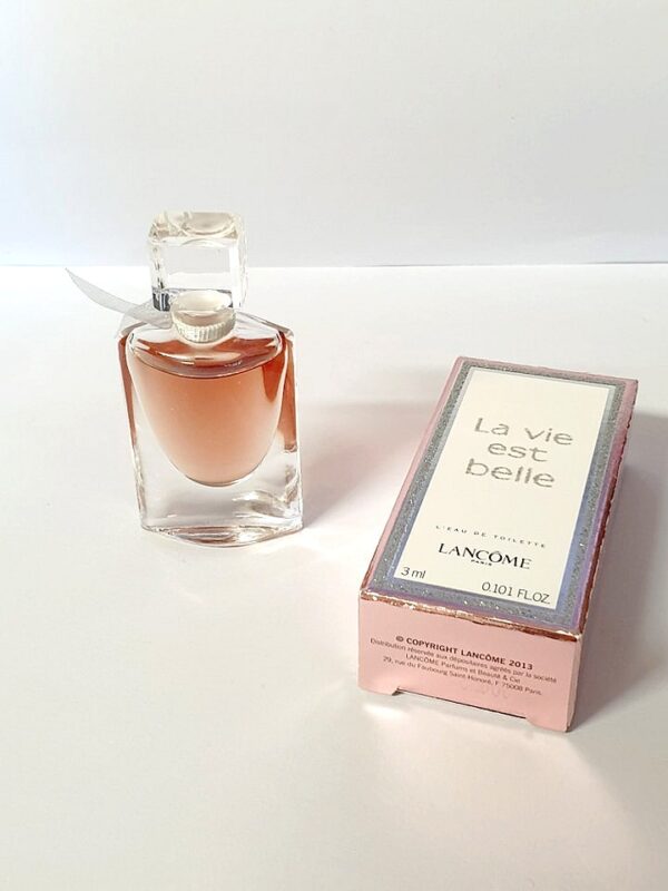 Miniature de parfum La vie est belle L'eau de toilette