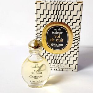 Miniature de parfum flacon goutte Vol de nuit Guerlain