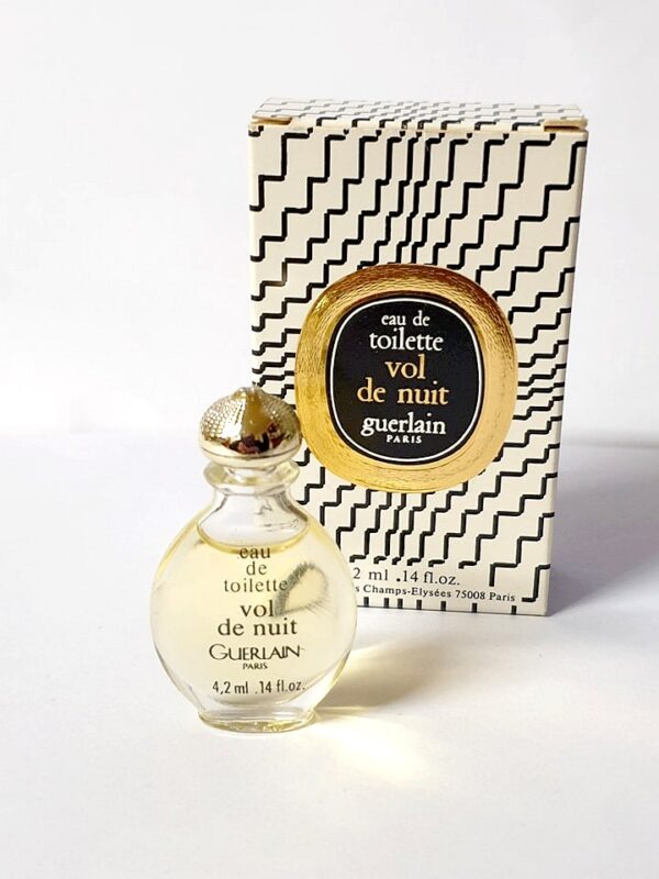 Miniature de parfum flacon goutte Vol de nuit Guerlain