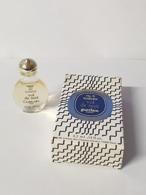 Miniature de parfum flacon goutte Vol de nuit Guerlain