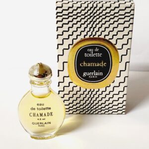 Miniature de parfum flacon goutte Chamade Guerlain