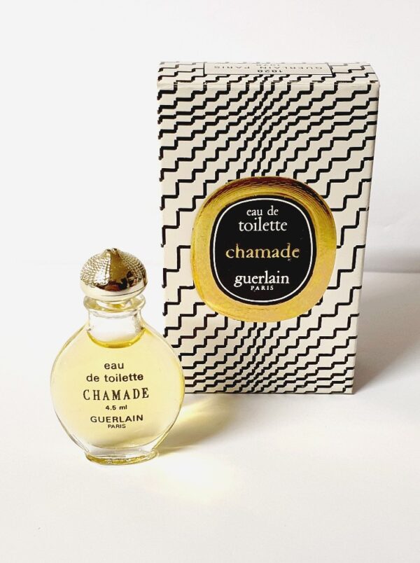Miniature de parfum flacon goutte Chamade Guerlain