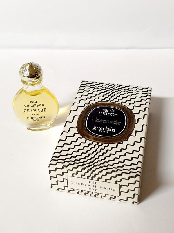 Miniature de parfum flacon goutte Chamade Guerlain