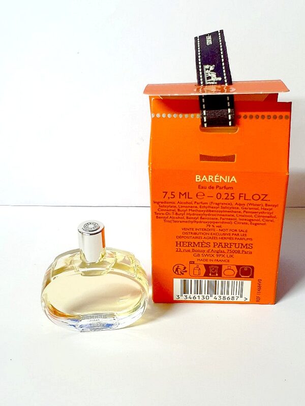 Miniature de parfum Barénia de Hermès
