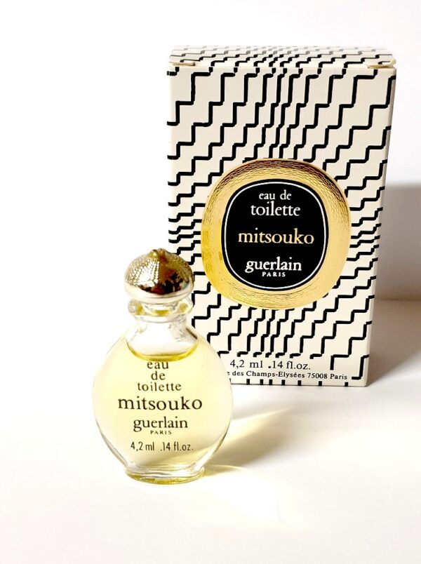 Miniature de parfum flacon goutte Mitsouko Guerlain