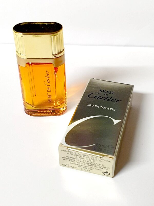 Miniature de parfum Must de Cartier 7.5 ml