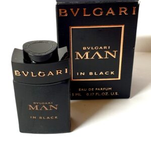 Miniature de Parfum man in black Bvlgari