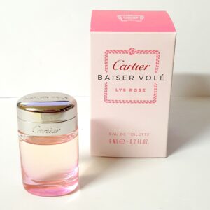 Miniature de parfum Baiser volé Lys Rose de Cartier