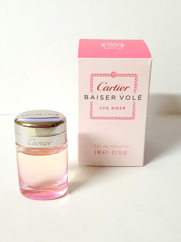 Miniature de parfum Baiser volé Lys Rose de Cartier