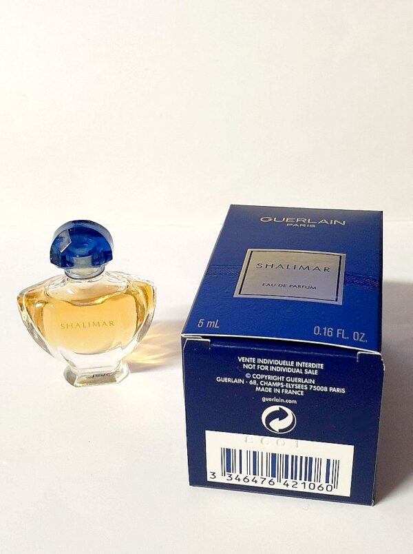Miniature de parfum Shalimar de Guerlain