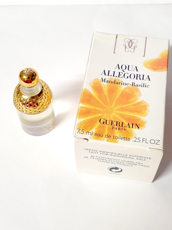 Miniature de parfum Aqua allegoria Mandarine basilic Guerlain 7.5 ml