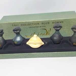 Coffret vintage Dali de 4 miniatures de luxe pour homme Dali